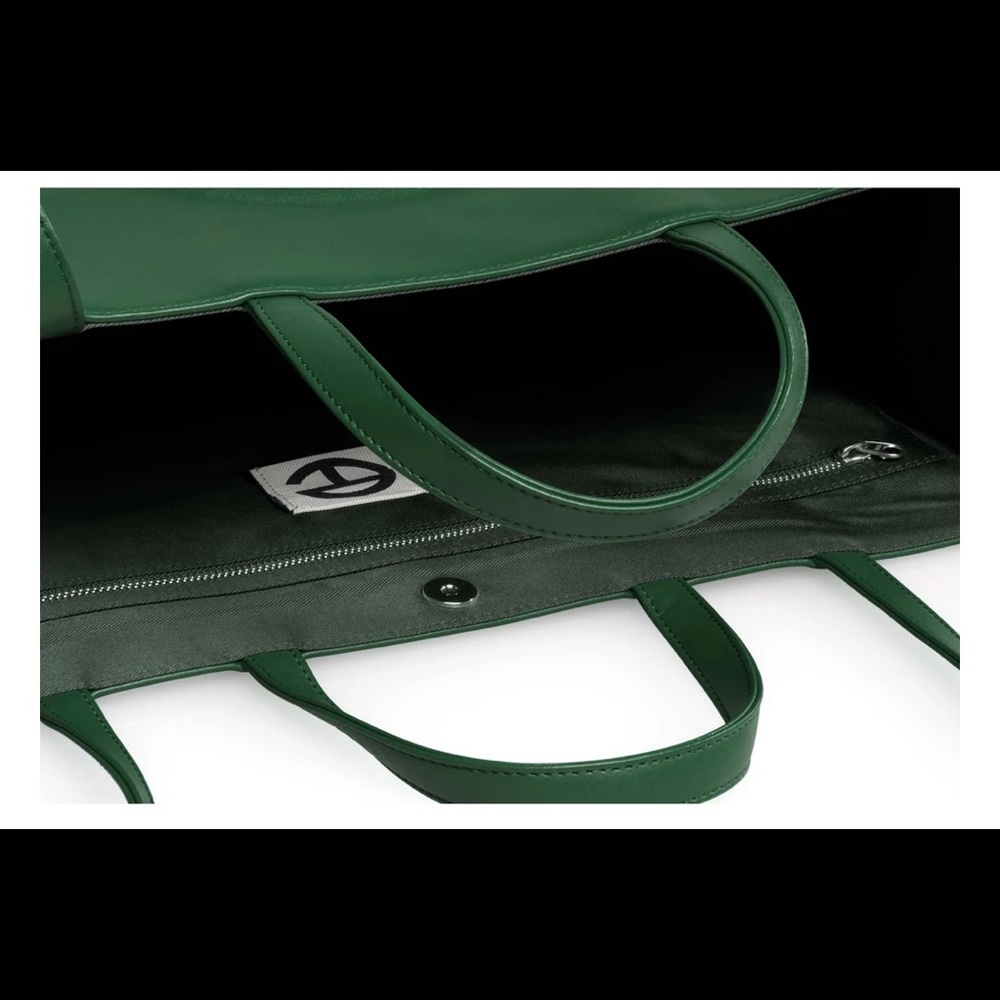 Dark olive telfar shopper bag